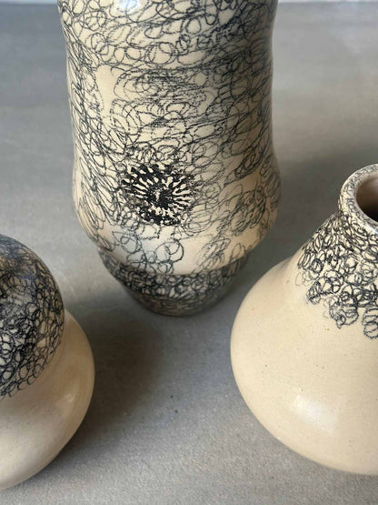 Entangled Vase Trio