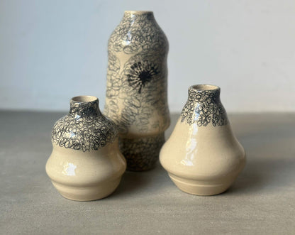 Entangled Vase Trio