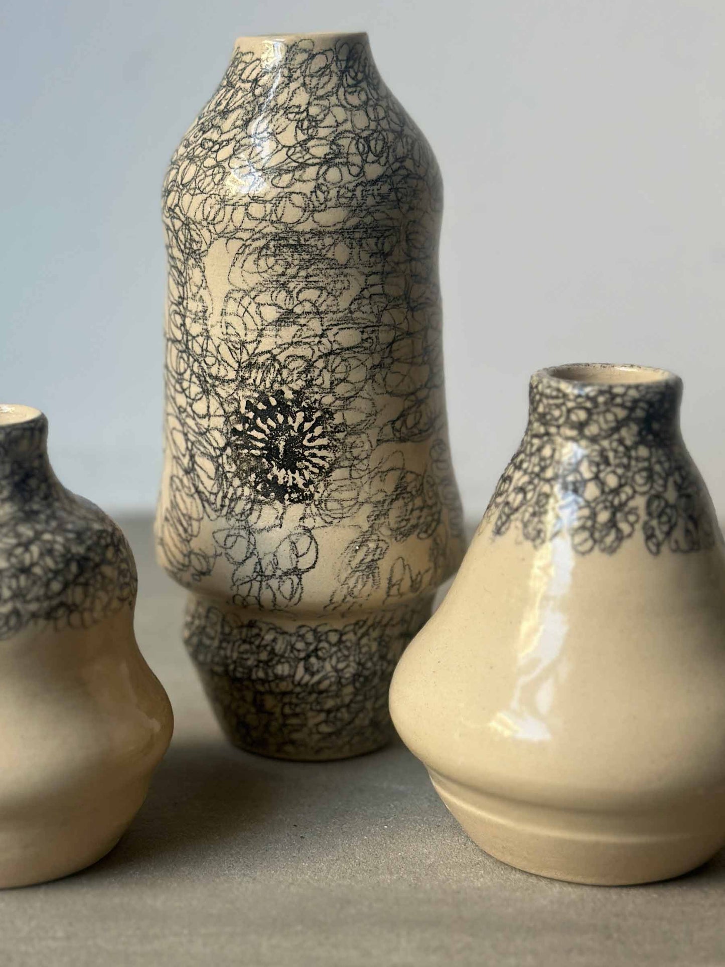 Entangled Vase Trio