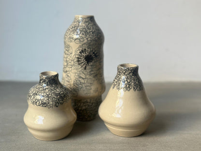 Entangled Vase Trio